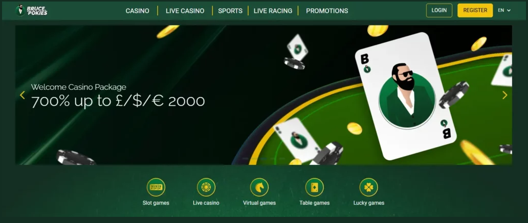 Exploring the World of Bruce Pokies Online Casino UK